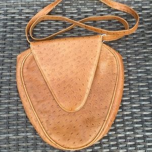 Italian leather over the shoulder bag
